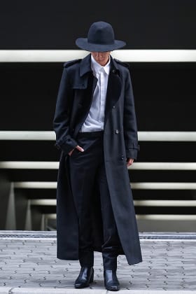 JLS 19aw WOOL HERRINGBONE TRENCH COAT Styling!!