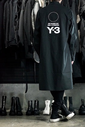 Y-3 [ U Stacked Logo Long Shirt ]