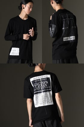 nude:masahiko maruyama 2023-24AW パッチTシャツ 2タイプ スタイリング