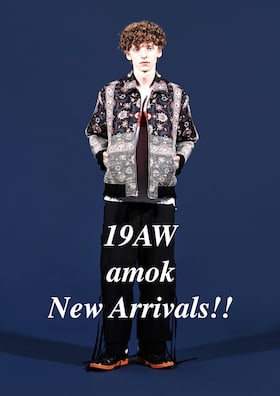 19AW "amok" New Item Arrived!!