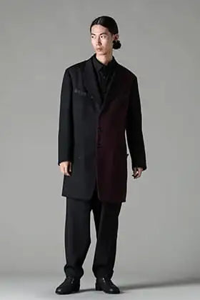 Y’s for men 2023-24AW 配色コンビジャケットスタイル