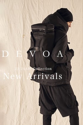 [入荷情報] DEVOA 23-24AWコレクションからバッグが2型入荷しました。