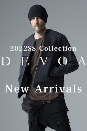 ただいまからDEVOA(デヴォア)の新作商品の販売を開始します！