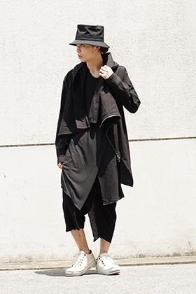 JULIUS 18Pre Fall Wrapping Hooded Coat Style