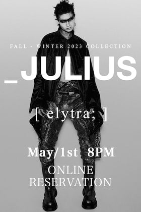 [Reservation Information] JULIUS 2023-24AW Collection Online Pre-order Acceptance Starts at 8 p.m. Japan Time on May 1st.