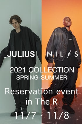 JULIUS & NILøS 2021 SPRING SUMMER Collection Shop Reservation Exhibition!