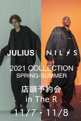 JULIUS & NILøS 2021SPRING SUMMER Collection 店頭予約会開催決定!!