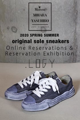 20SS Maison MIHARAYASUHIRO "Original Sole Sneakers"Reservation Exhibition and Online Reservations