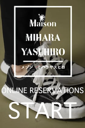 Maison MIHARAYASUHIRO original sole sneakers are now available for special pre-order!