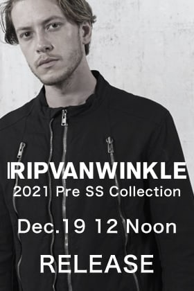 The RIPVANWINKLE PRE 21 SS (Spring-Summer) collection will available on December 19th.