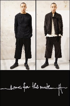 Song for the Mute 17-18AW New Arrivals 8-11