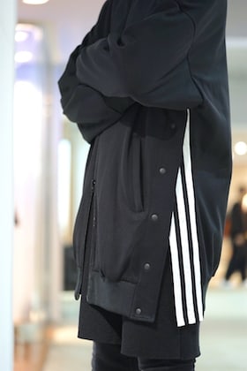 Y-3 [ M 3 STP Matt Track Snap Jacket ] Sporty Mix Styling !!!