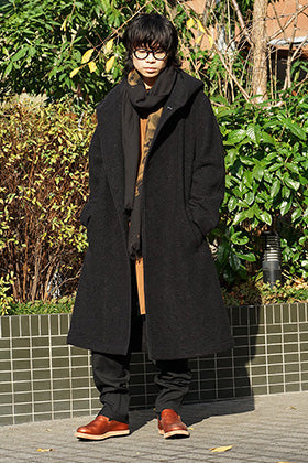 Yohji Yamamoto 2tone color Winter Style