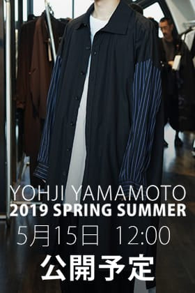 Yohji yamamoto 19SS 5月15日より新着商品の販売を開始！