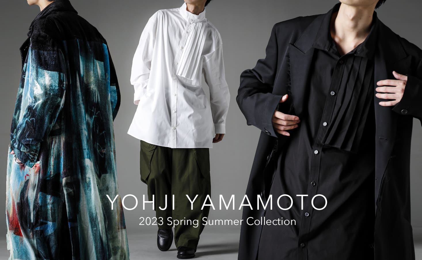 B-YOHJI YAMAMOTO 変形ロングシャツ ワンピース ジャケット - ステン