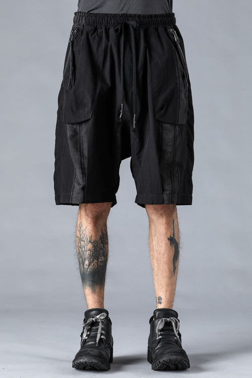 Crack Random Stripe Jacquard Baggy Shorts - D.HYGEN