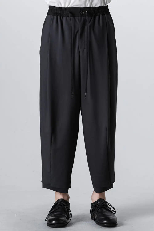 Cropped pants hybrid yarn jersey - DEVOA