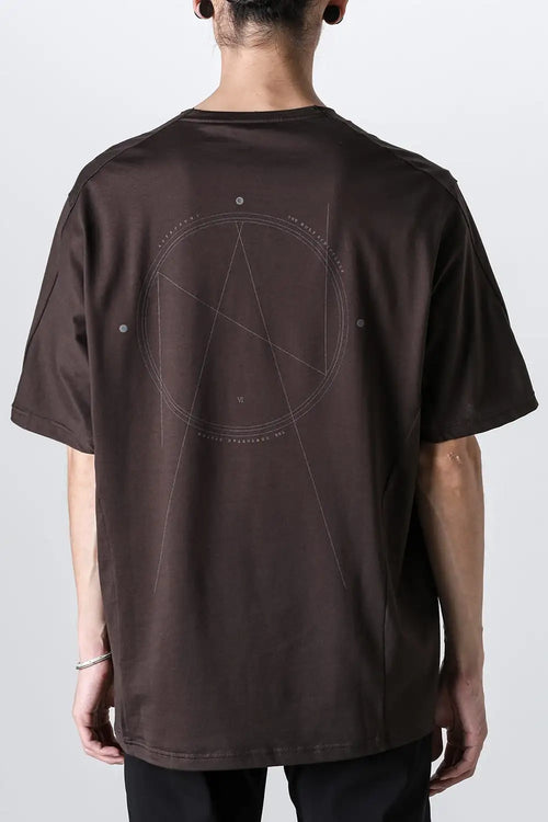 Short sleeve astronomy print C Brown - DEVOA