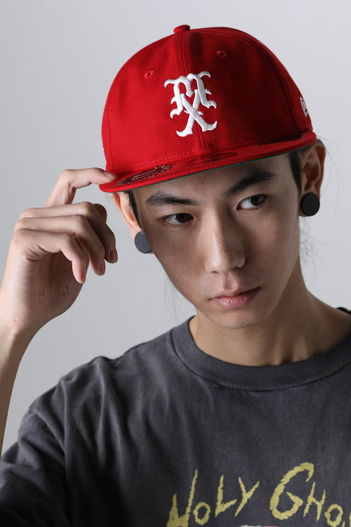 NEW ERA × SAINT Mxxxxxx MX Cap Red - SAINT Mxxxxxx