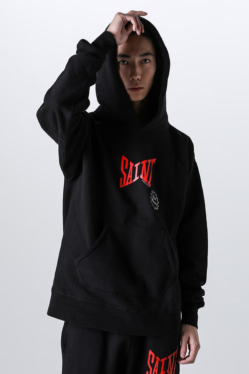 SAINT Hoodie Black - SAINT Mxxxxxx