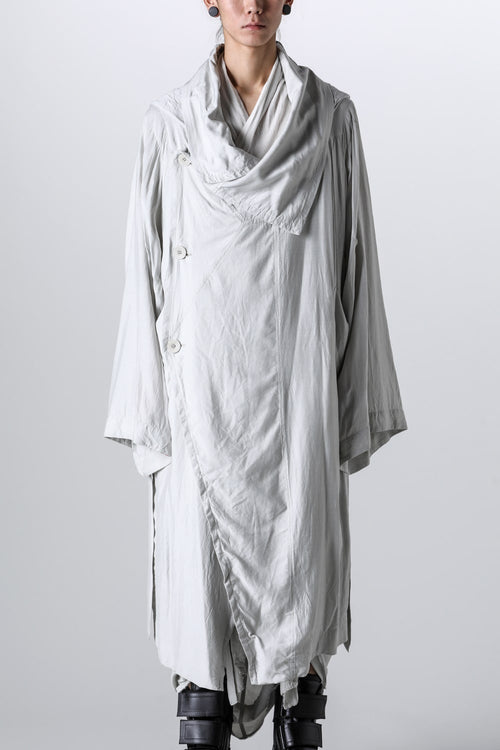 Silk / Bambooo Cloth Hooded Robe - JULIUS