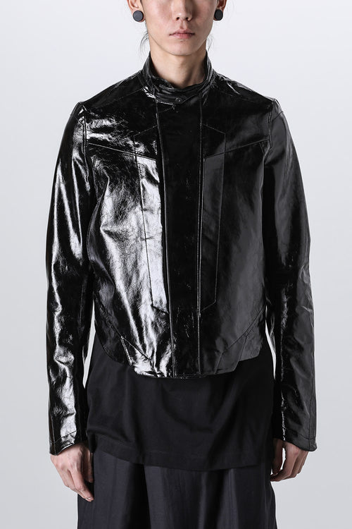 Lamb Skin Seamed Blouson - JULIUS