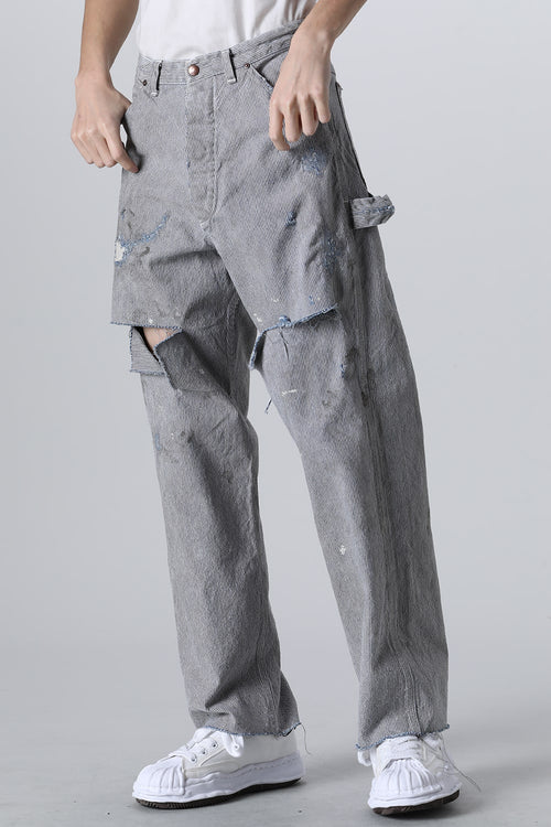 Hickory Stripe Denim Pants - SAINT Mxxxxxx