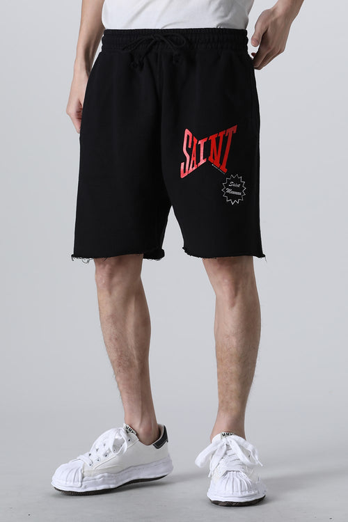 SAINT Sweat Shorts Black - SAINT Mxxxxxx