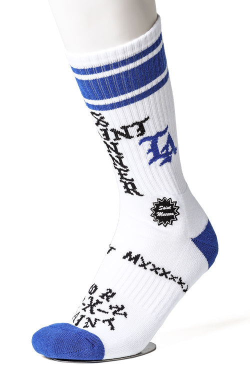 BORN X RAISED × SAINT Mxxxxxx LA Socks - SAINT Mxxxxxx