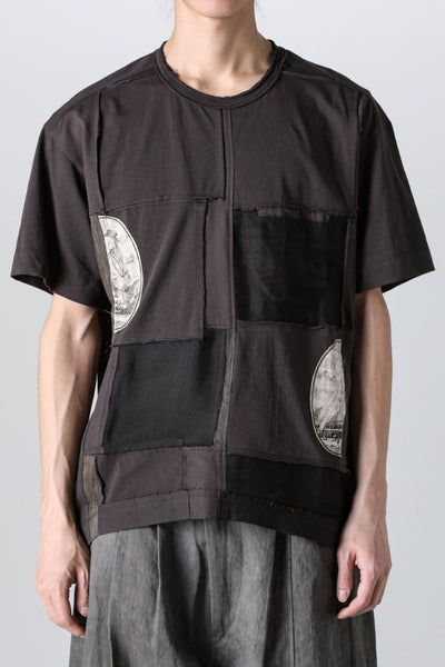 Contrast Patchwork T-Shirt - ZIGGY CHEN