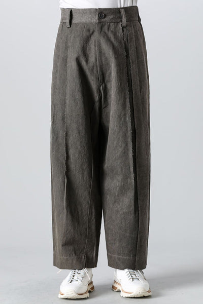 Assymetrical Pleated Trousers - ZIGGY CHEN
