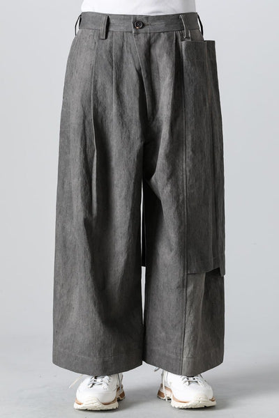 Pleated Wide Trousers - ZIGGY CHEN