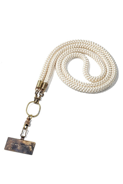 Phone strap EDO Kumi Himo Beige - iolom