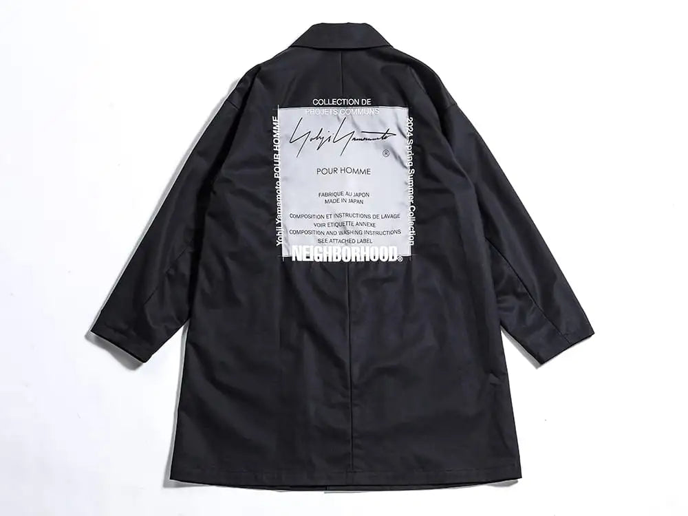 Yohji Yamamoto - NEIGHBORHOOD 24SS - HS-C90-047 - NEIGHBORHOOD × Yohji Yamamoto Coat 3-002