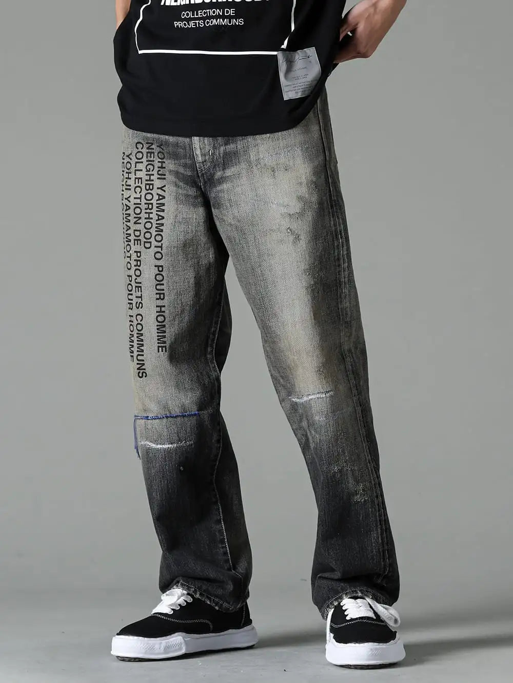 Yohji Yamamoto - NEIGHBORHOOD 24SS - HS-P90-048 - NEIGHBORHOOD x Yohji Yamamoto Denim Pants 7-007