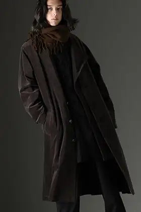 Yohji Yamamoto 2024SS Left Front Double-Dress Coat Styling