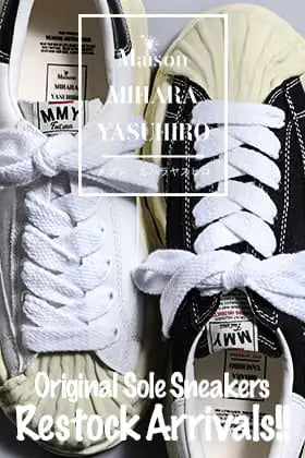 [入荷情報] 只今よりMaison MIHARA YASUHIRO 「BLAKEY ヴィンテージソールキャンバスローカット」の再入荷分の販売を開始します！