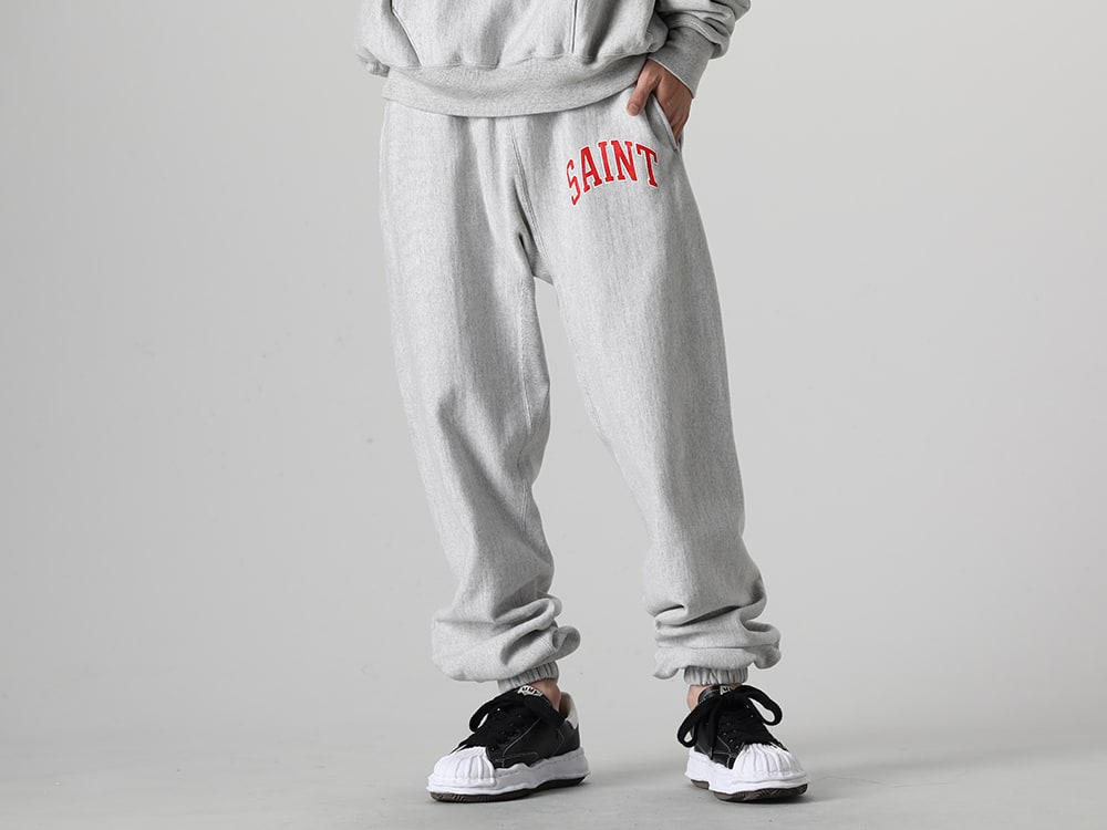 SAINT MICHAEL 2023-24AW - SAINT Mxxxxxx 2023-24 Autumn/Winter collection is released! Now available in-store and by mail order! - SM-A23-0000-037(ARCH SAINT Sweat Pants Gray) - 1-014