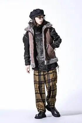 FASCINATE_THE R 2023-24AW Mouton Vest Styling
