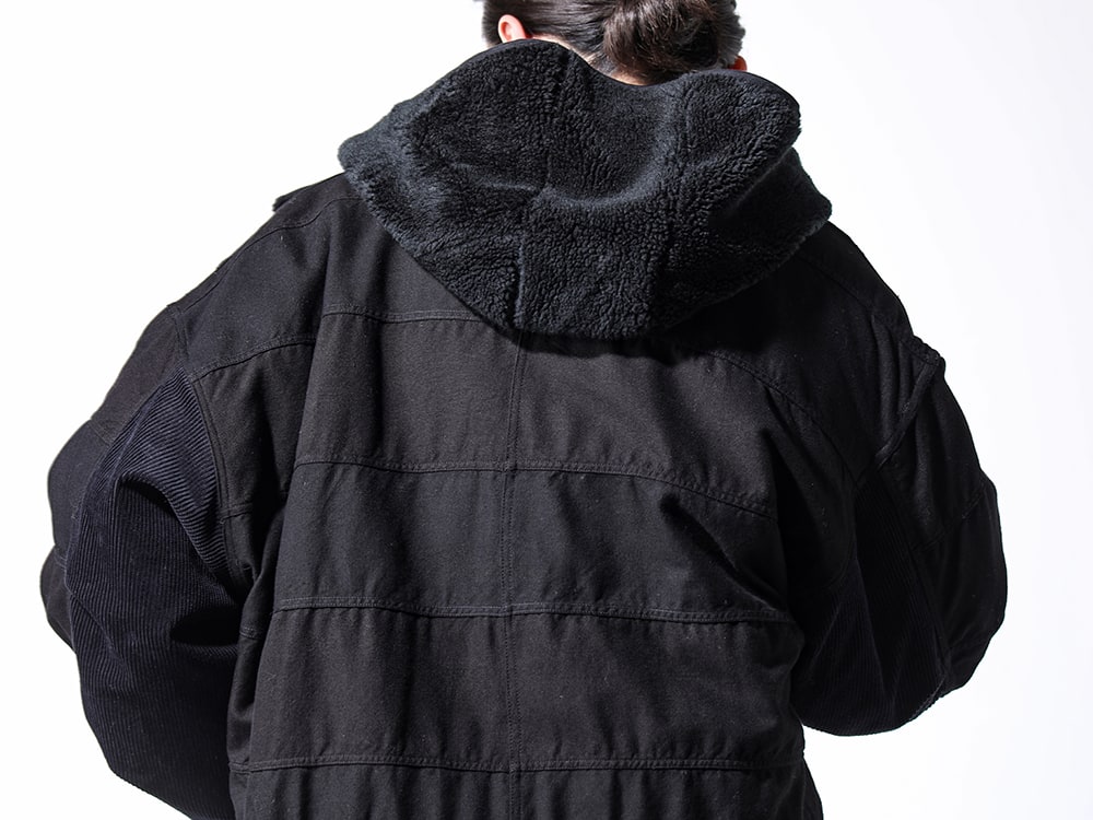 ink 2023-24AW - A Coat Created Through Brand-Specific Reconstruction - ink23AW-01-M1(Black Flag 3way Coat - M1) - 2-009