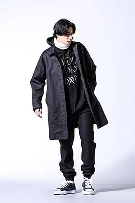 YOHJI YAMAMOTO × NEIGHBORHOOD collaboration coat Brand mix styling