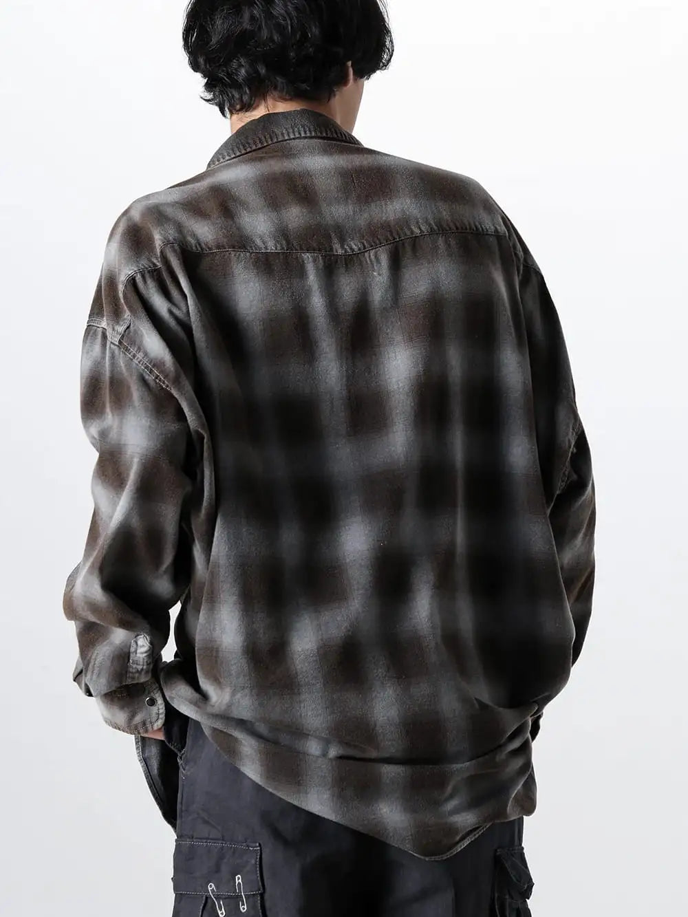 Maison Maison MIHARA YASUHIRO 24SS  - A12SH076 - Cow Boy Check L/S Shirt 2-002