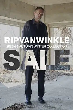 [Sale Information] We are now starting the RIPVANWINKLE 23-24AW online sale!