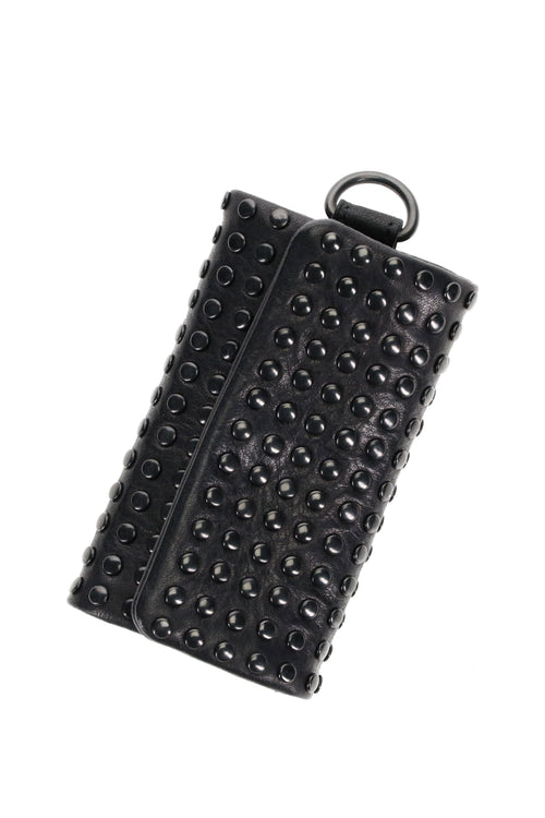 Leather key case 'all-studs' DAL - PATRICK STEPHAN