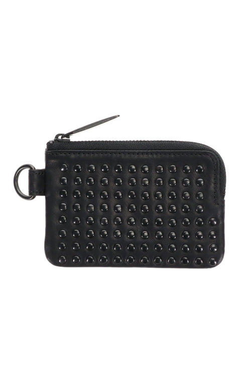 Leather coin case 'all-studs' DAL - PATRICK STEPHAN