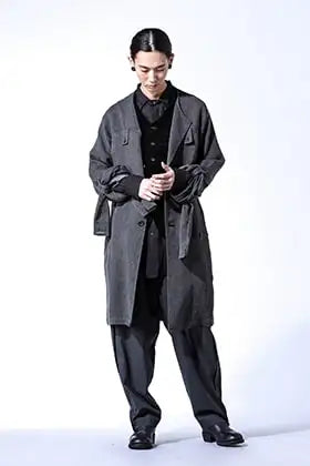 Yohji Yamamoto 2024SS コレクション性の感じるブラックスタイル