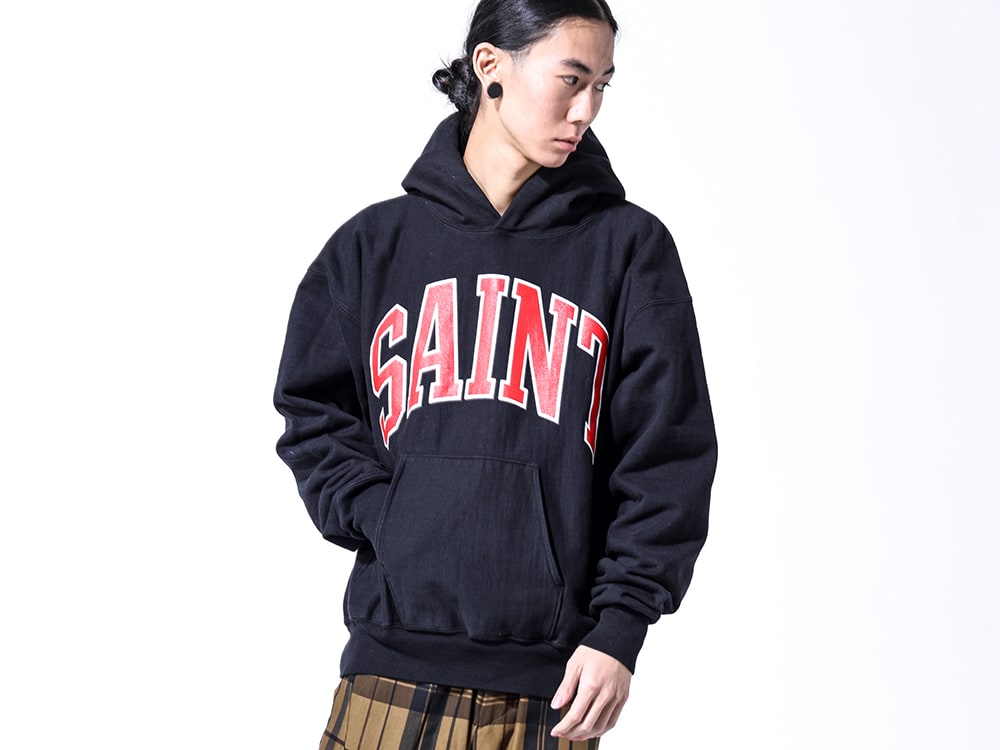 SAINT MICHAEL 2024SS - The Excellent Functionality of the MA-1 Blouson - SM-A23-0000-030(ARCH SAINT Hoodie Black) - 2-018