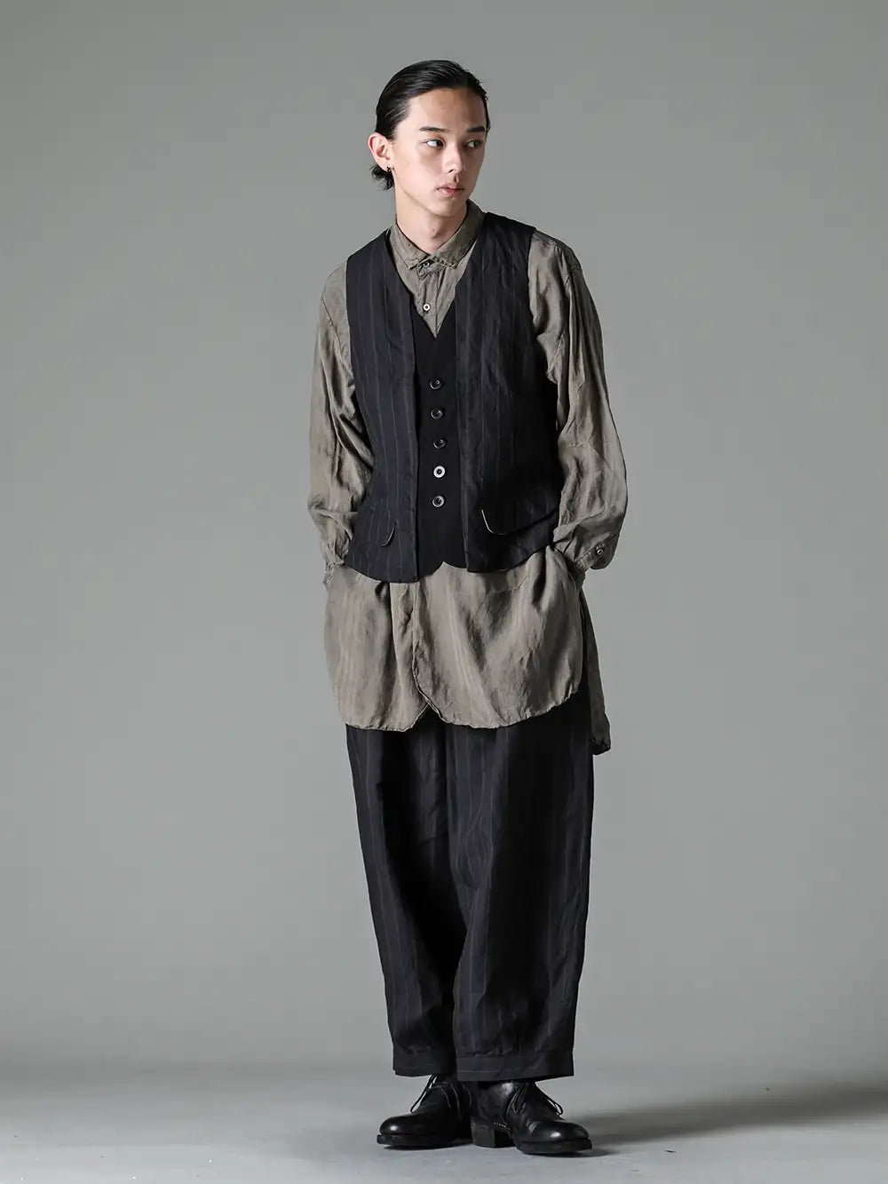 KLASICA 24SS  - 24C-VST004-REVOLT Regular fit waist coat 2-005