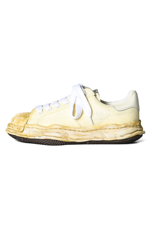 BLAKEY Original sole canvas garment dye Low-Top sneakers White - MIHARAYASUHIRO