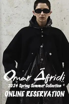 [Reservation information] Omar Afridi 24SS collection is now available for online reservation!